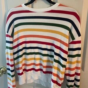 Brandy Melville Rainbow Crop Sweater